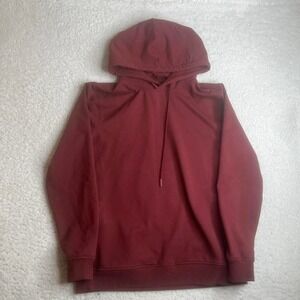 Cuts men's hyperloop hoodie maroon performance gym workout casual L